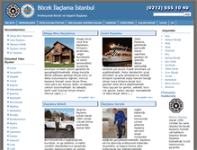 Tablet Screenshot of bocekilaclamaistanbul.com